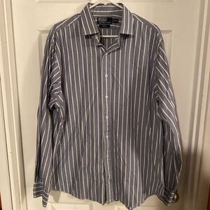 Polo By Ralph Lauren Men’s Size XL 17 1/2 Button Up Shirt Regent Classic Fit